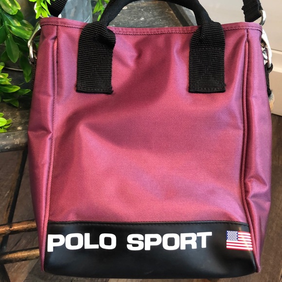 Ralph Lauren POLO SPORT  Crossbody Purse Athletic bag VTG - Picture 6 of 16